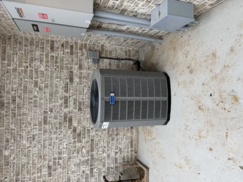 new home hvac install