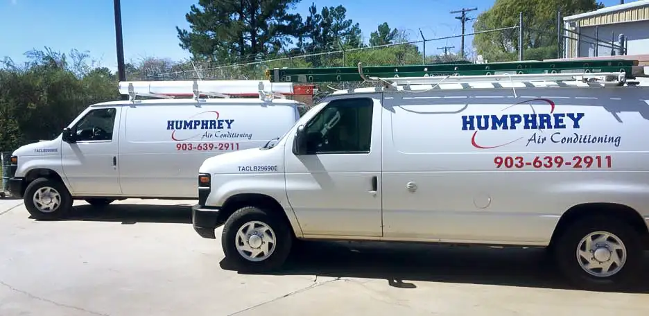 Humphrey Air Conditioning has a fleet of fully stocked repair vans ready to dispatch to your HVAC emergency